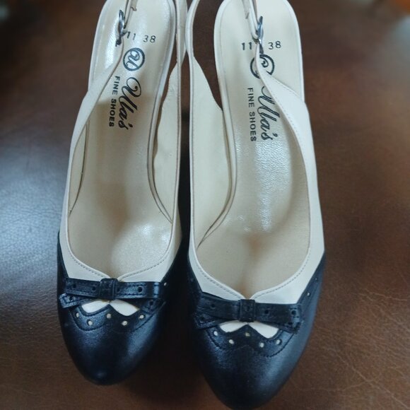 Smart leather pumps. New and unworn. - Picture 4 of 6